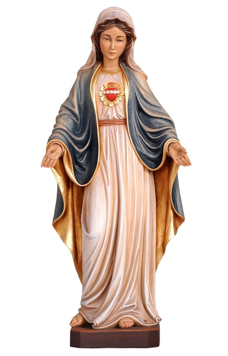 Sacred Heart of Mary Statue | Multiple Sizes & Finishes