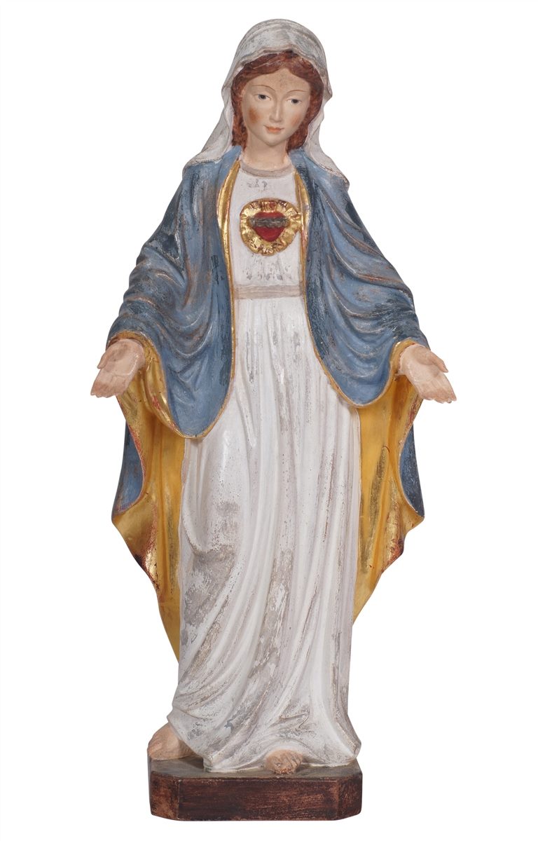 Sacred Heart of Mary Statue | Multiple Sizes & Finishes