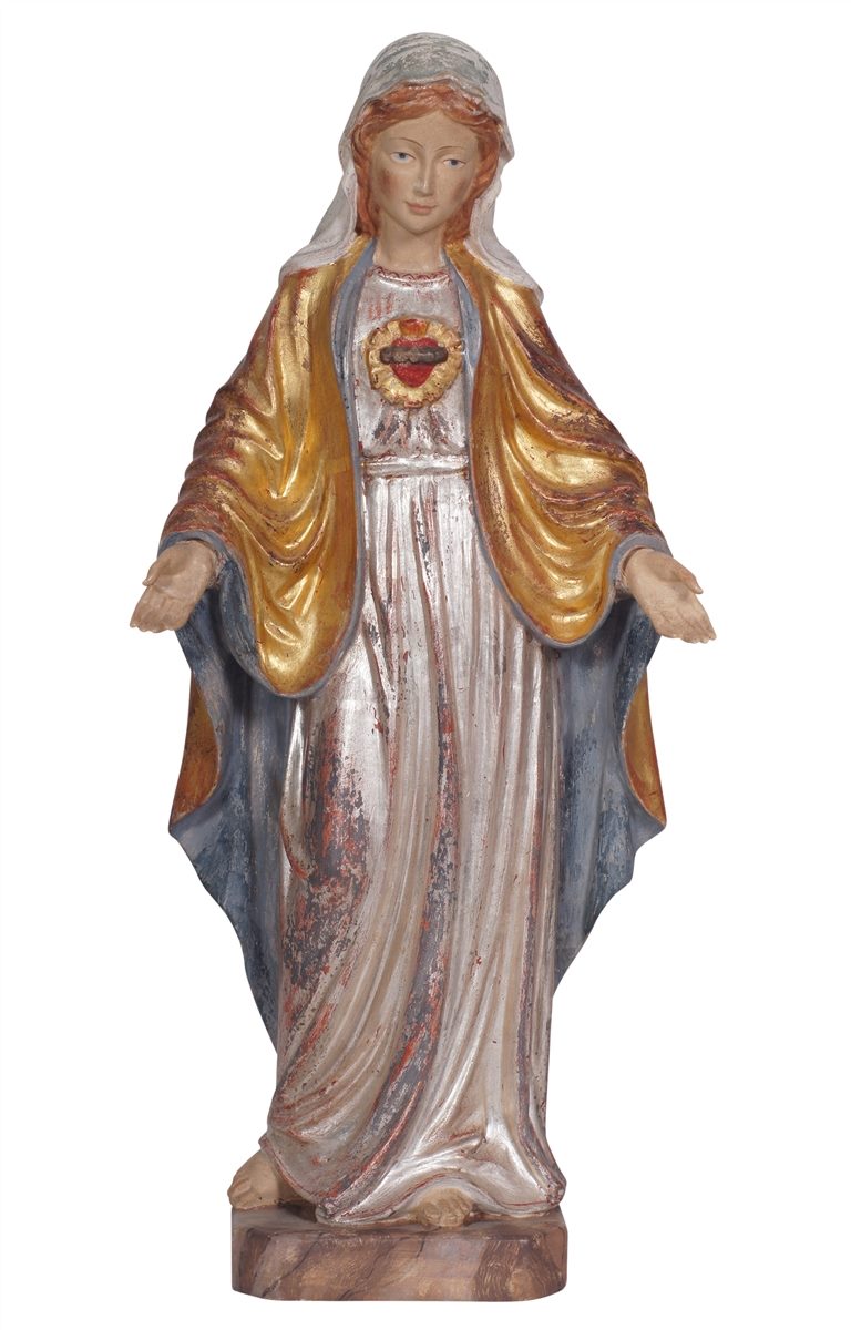 Sacred Heart of Mary Statue | Multiple Sizes & Finishes