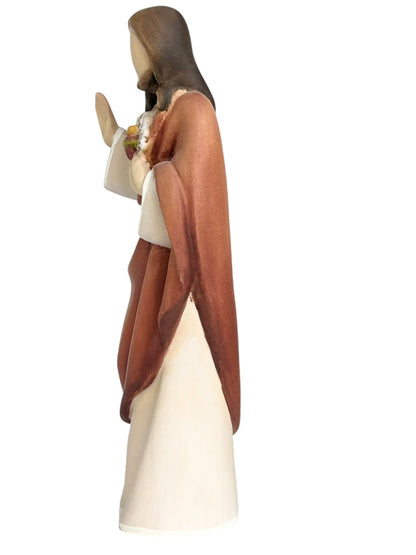 Modern Sacred Heart of Jesus Statue | Multiple Sizes & Finishes