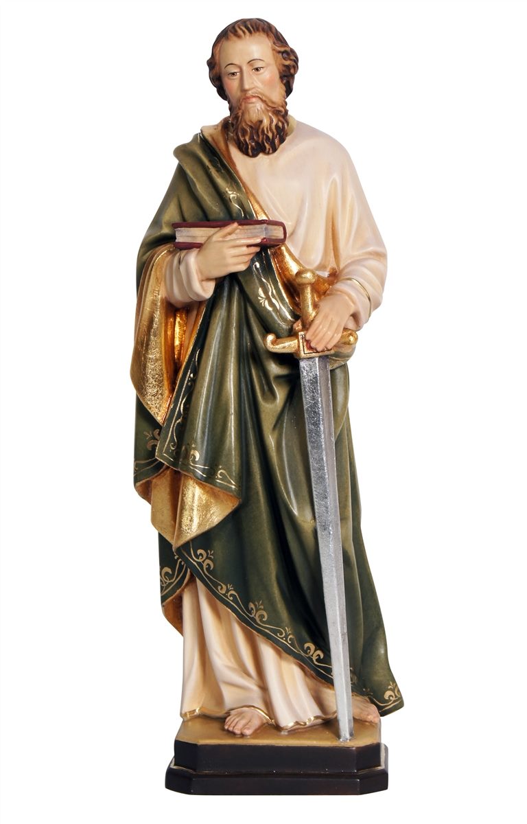 8” Saint Paul Statue | Hand-Painted Color