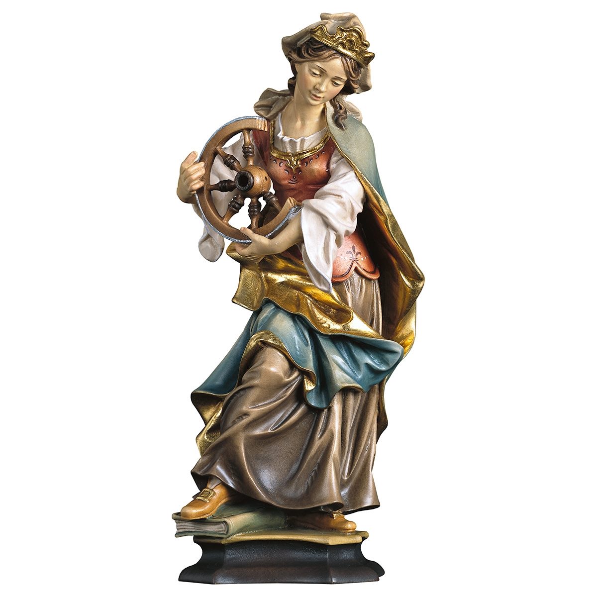 Saint Catherine of Alexandria with Wheel Statue | Multiple Sizes