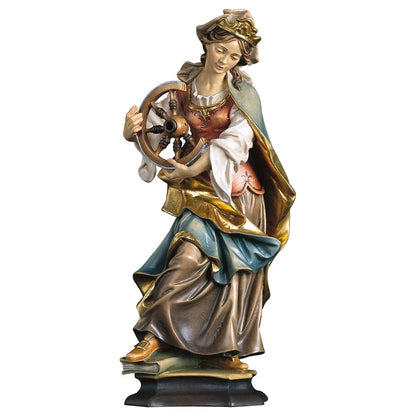 Saint Catherine of Alexandria with Wheel Statue | Multiple Sizes