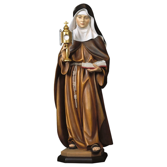 Saint Clare of Assisi with Ciborium Statue | Multiple Sizes & Finishes