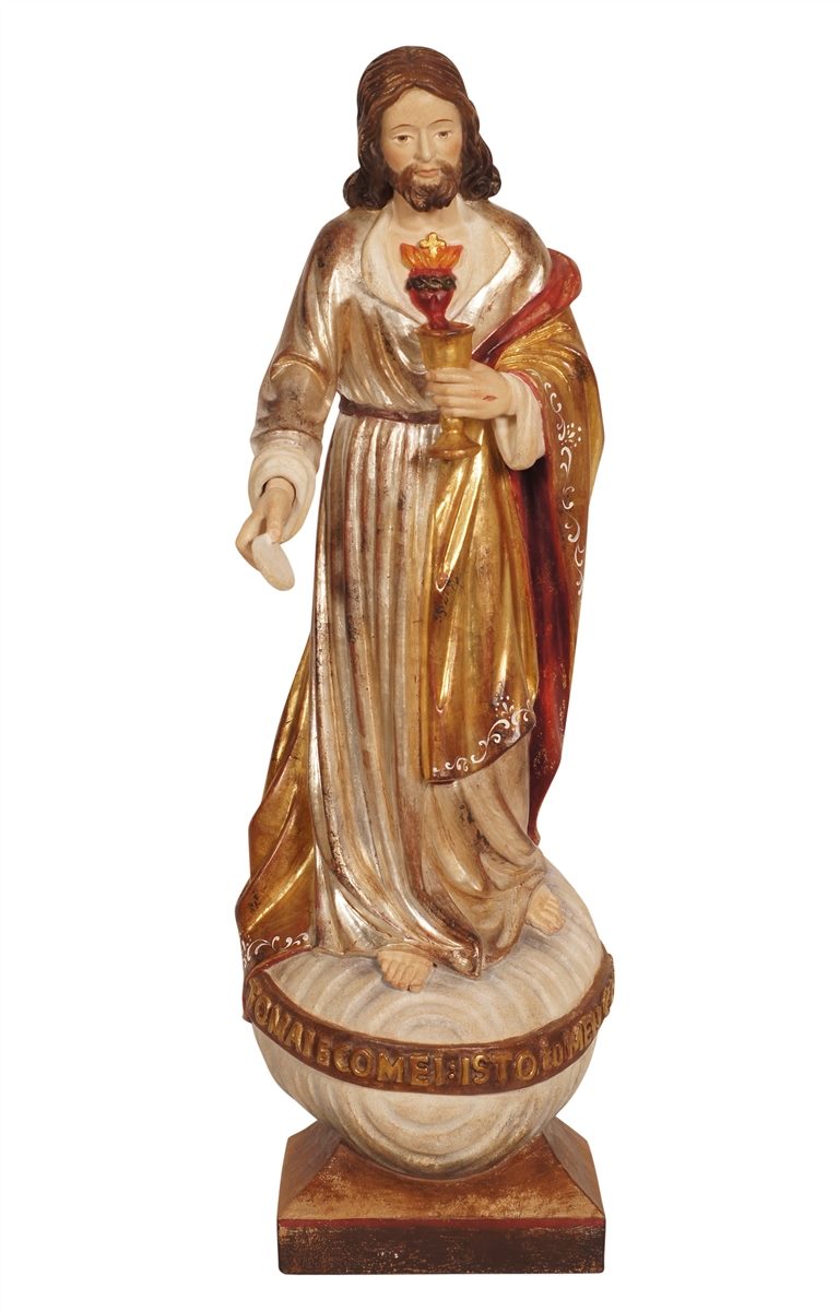 Sacred Heart of Jesus with Host Statue | Multiple Sizes & Finishes