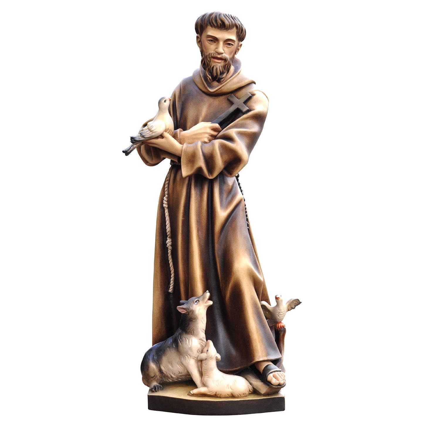Saint Francis of Assisi with Animals Statue | Multiple Sizes & Finishes