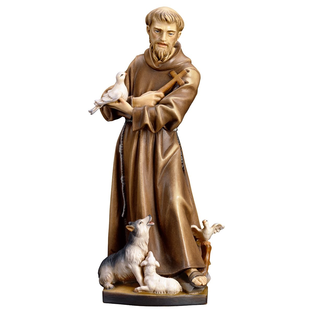 Saint Francis of Assisi with Animals Statue | Multiple Sizes & Finishes