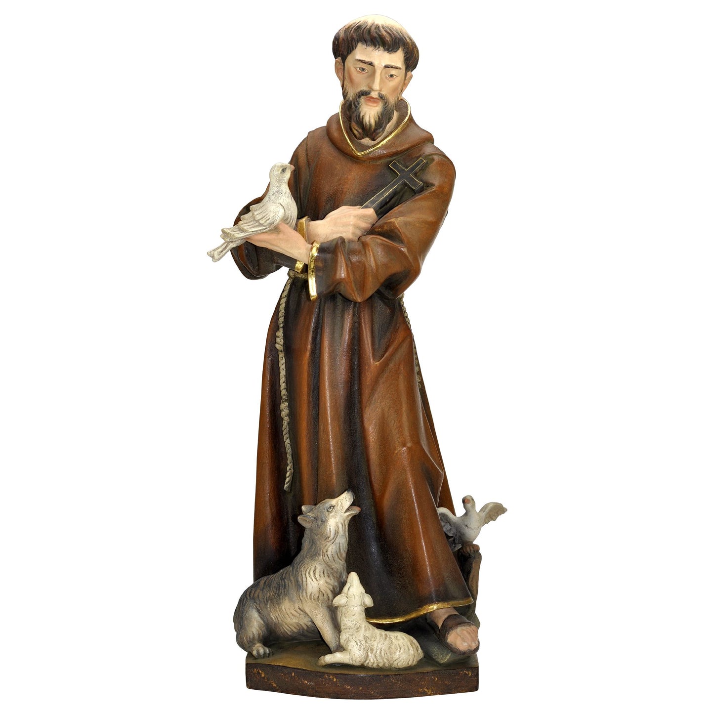 Saint Francis of Assisi with Animals Statue | Multiple Sizes & Finishes