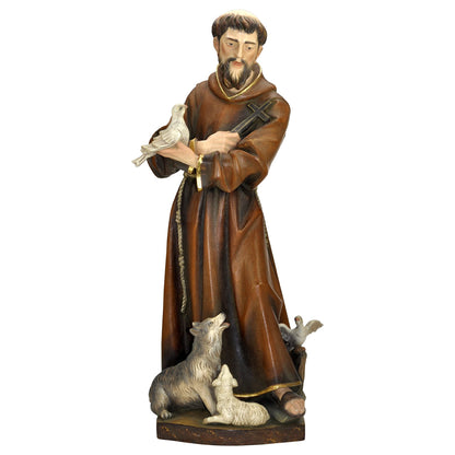 Saint Francis of Assisi with Animals Statue | Multiple Sizes & Finishes