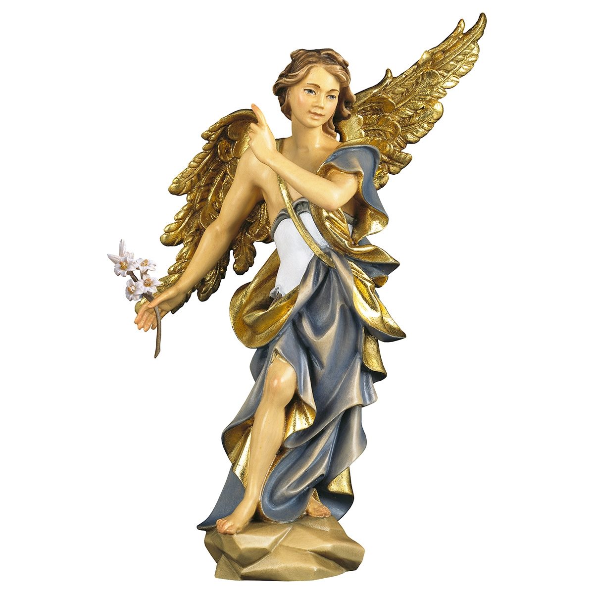 St. Gabriel Archangel with Lily Statue | Multiple Sizes