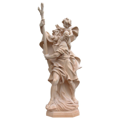 Saint Christopher with Child Statue | Multiple Sizes & Finishes