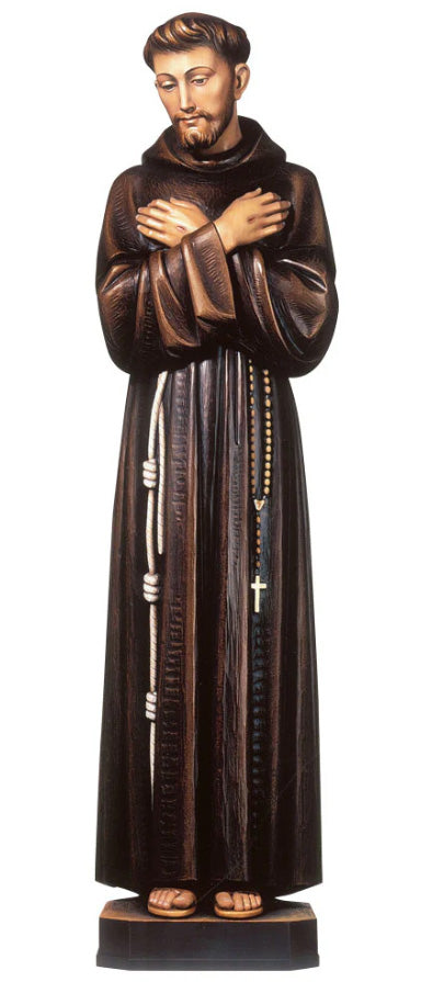 Saint Francis of Assisi Folding Arms Statue | All Sizes & Finishes