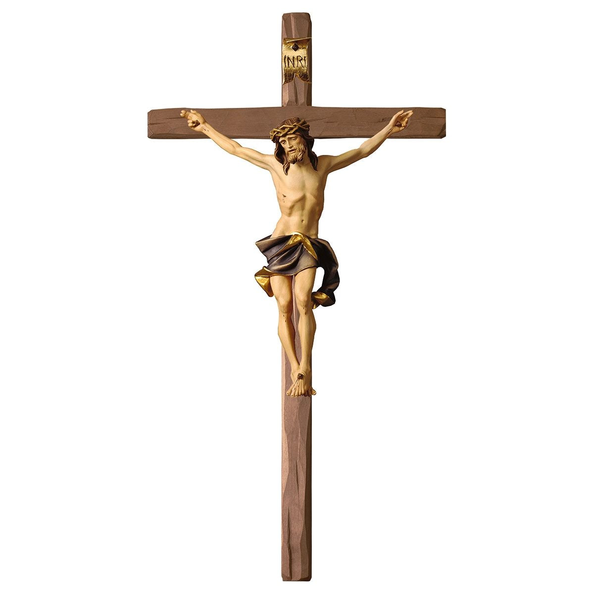 Nazarean Straight Processional Crucifix | Multiple Sizes & Colors