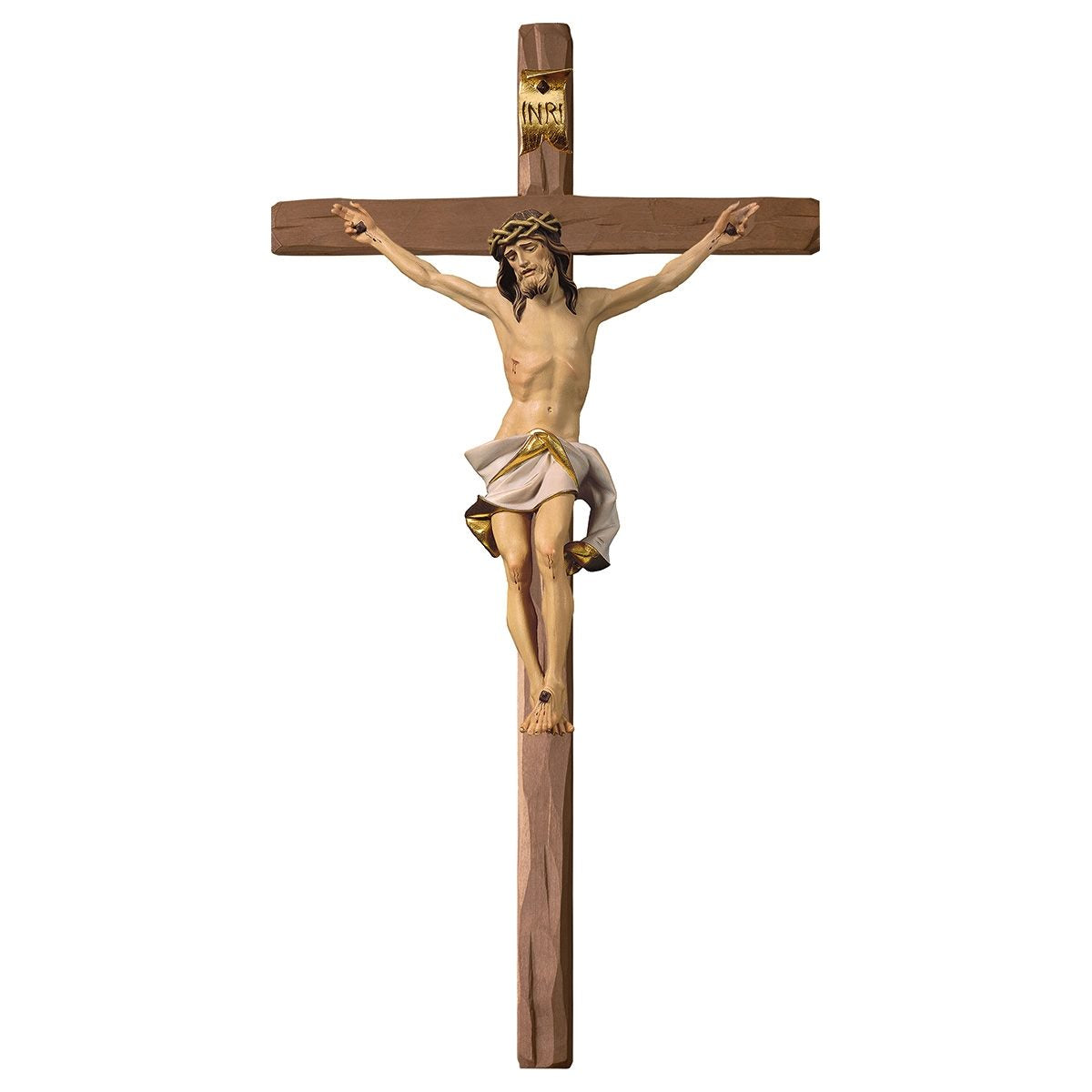 Nazarean Straight Crucifix | Multiple Sizes & Colors