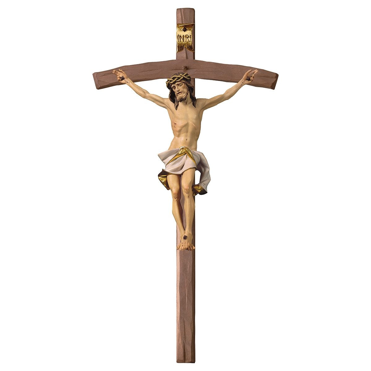 Nazarean Bent Crucifix | Multiple Sizes & Colors
