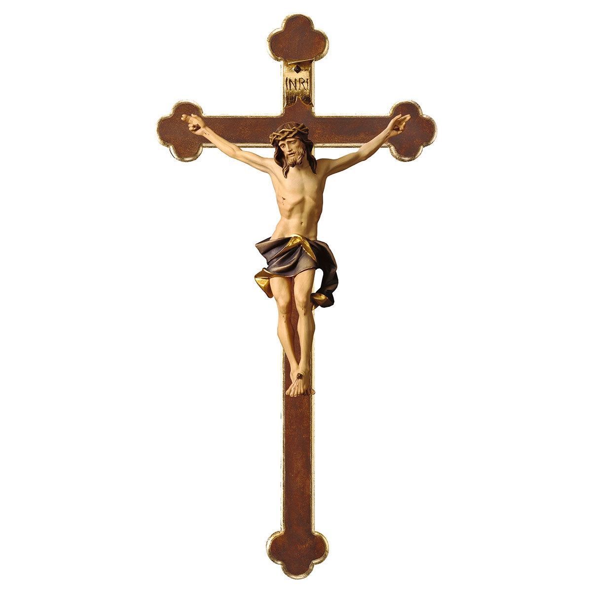 Nazarean Baroque Crucifix | Multiple Sizes & Colors