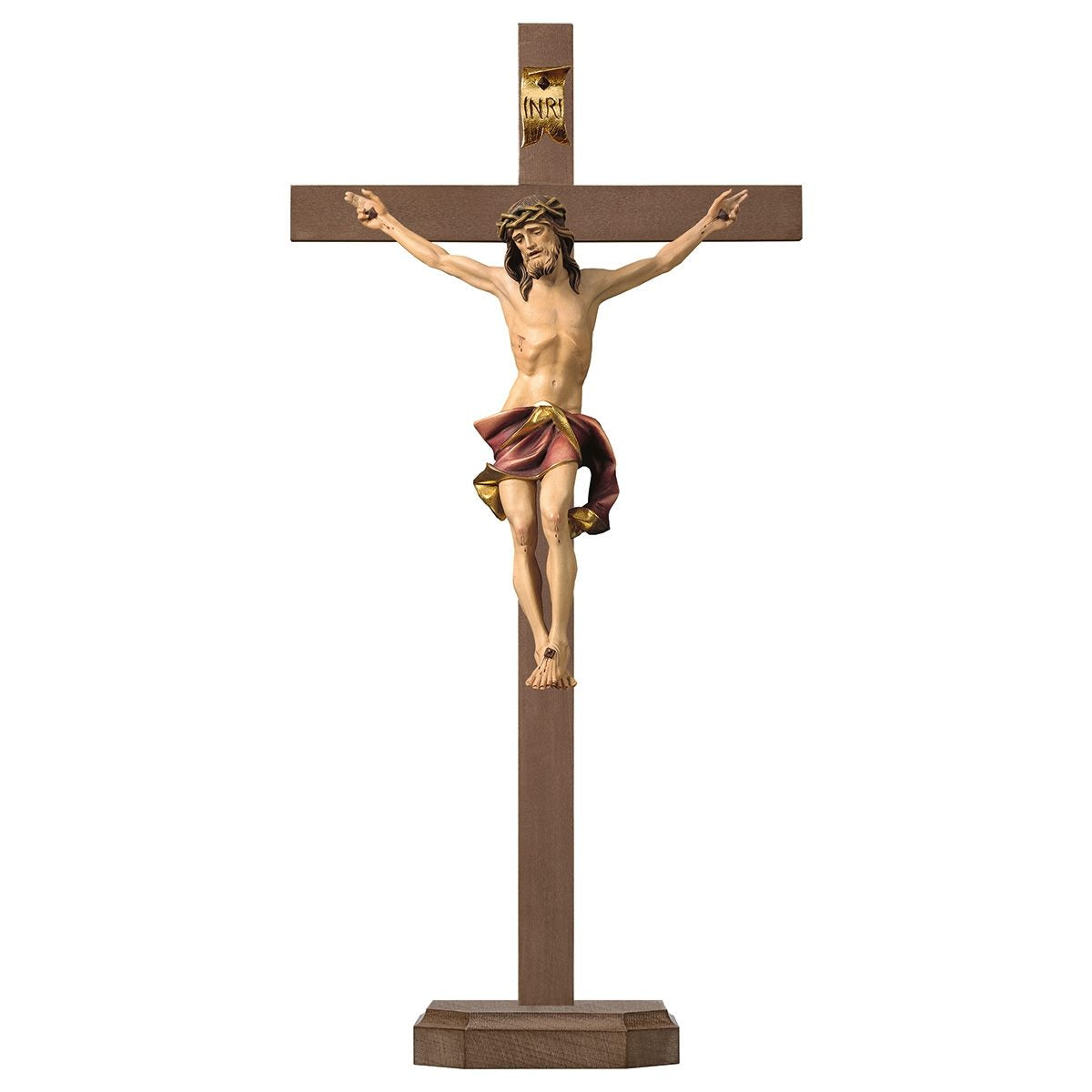 Nazarean Pedestal Crucifix | Multiple Sizes & Colors