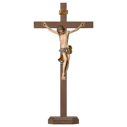 Baroque Pedestal Crucifix | Multiple Sizes & Colors