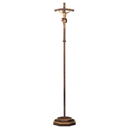 Nazarean Bent Processional Crucifix | Multiple Sizes & Colors