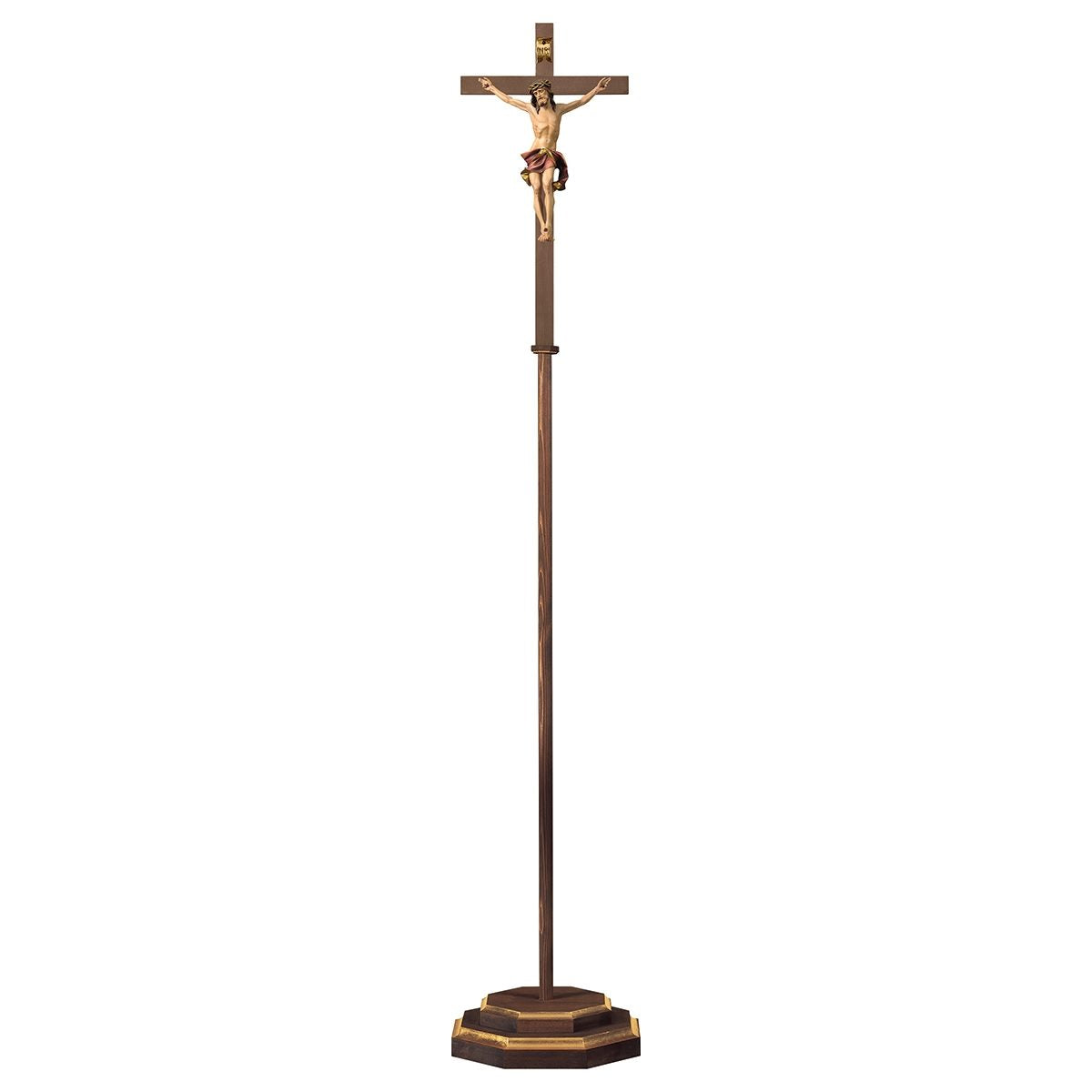 Nazarean Plain Processional Crucifix | Multiple Sizes & Colors