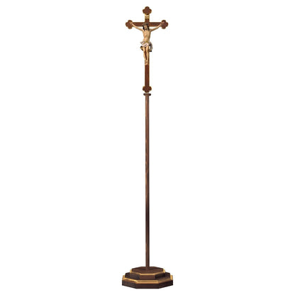 Nazarean Baroque Processional Crucifix | Multiple Sizes & Colors