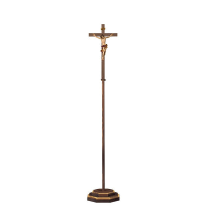 Baroque Plain Processional Crucifix | Multiple Sizes & Colors