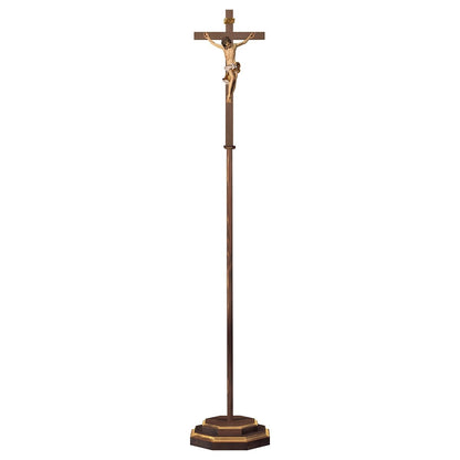Baroque Plain Processional Crucifix | Multiple Sizes & Colors