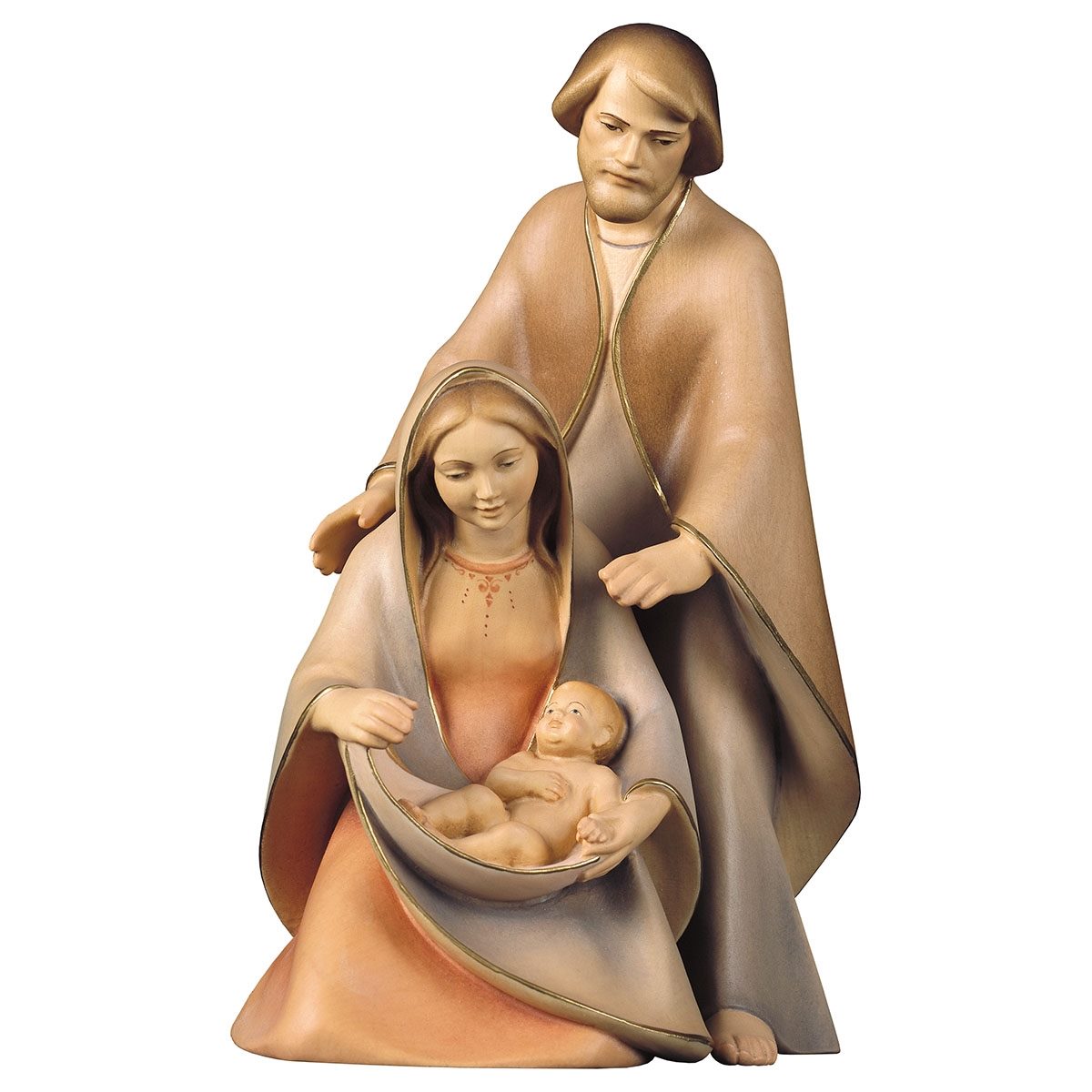 Modern Nativity of Hope Holy Family Statue | 2 Pieces | Multiple Sizes & Finishes