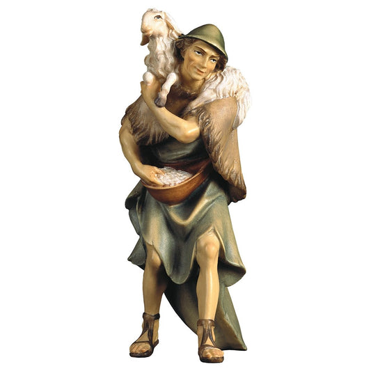 Shepherd with Sheep on Shoulders | Ulrich Nativity | Multiple Sizes & Finishes