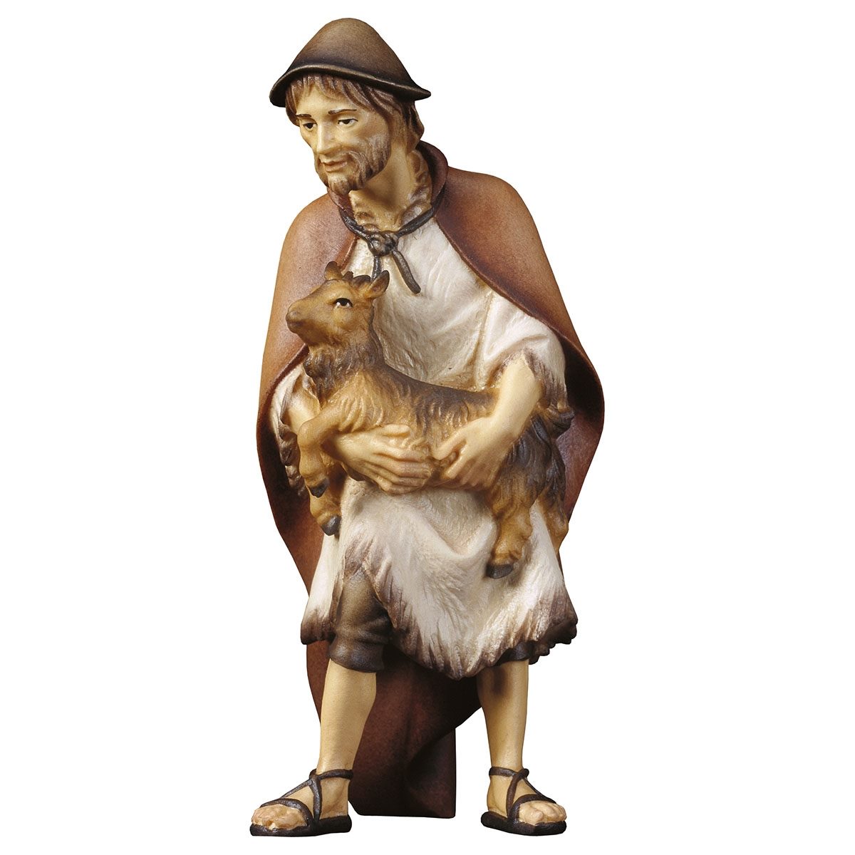 Shepherd with Baby Goat | Ulrich Nativity | Multiple Sizes