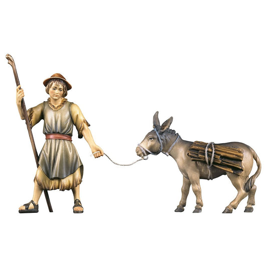 Shepherd with Donkey | Ulrich Nativity | Multiple Sizes