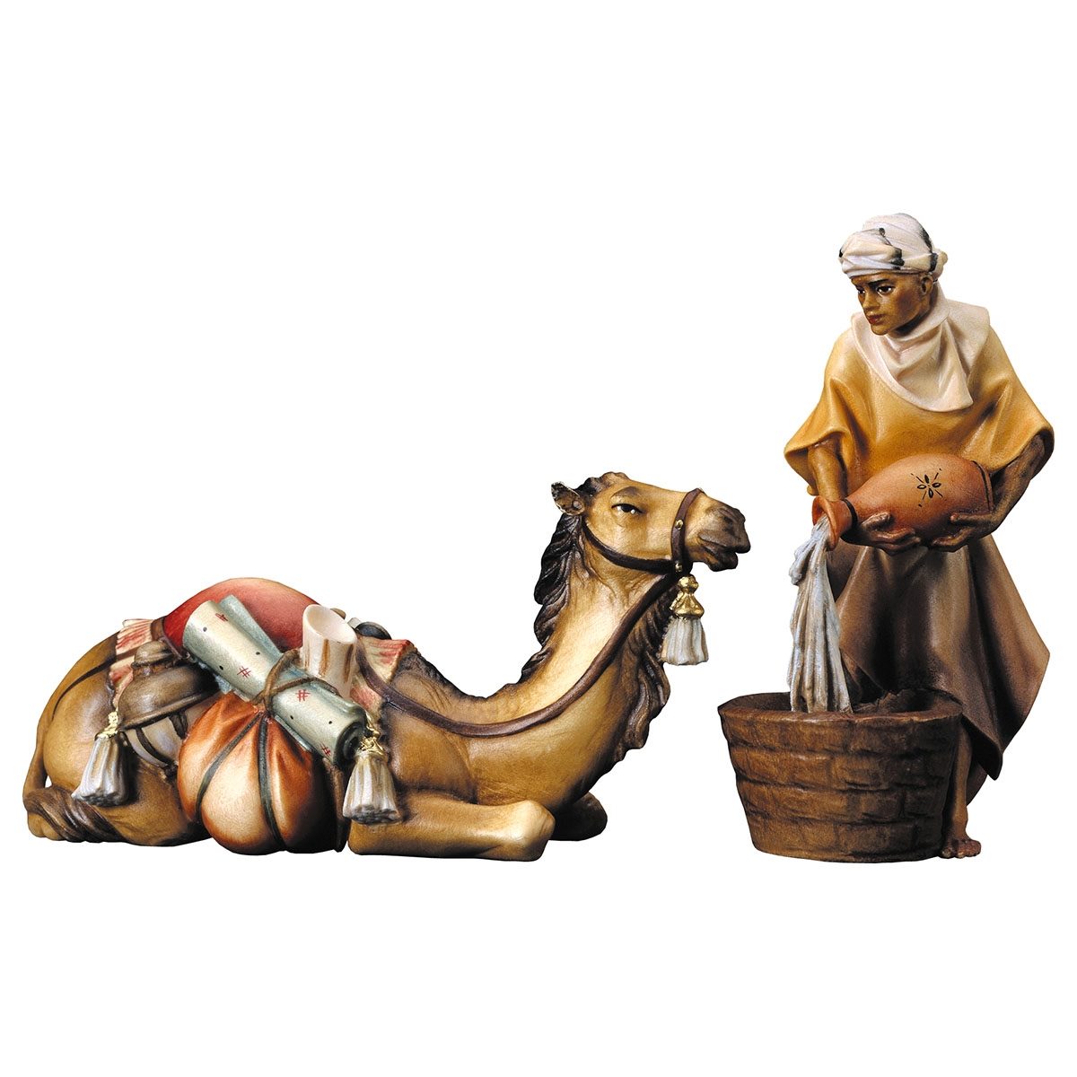 Shepherd with Lying Camel | Ulrich Nativity | Multiple Sizes