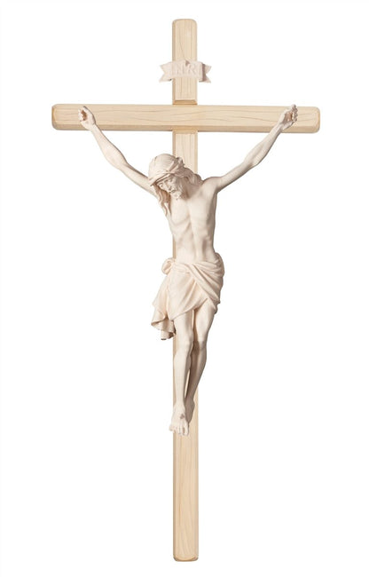 Siena Light Stained Straight Crucifix | Multiple Sizes & Colors/Finishes