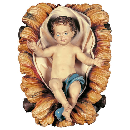 Infant Jesus & Manger | 2 Pieces | Ulrich Nativity | Multiple Sizes