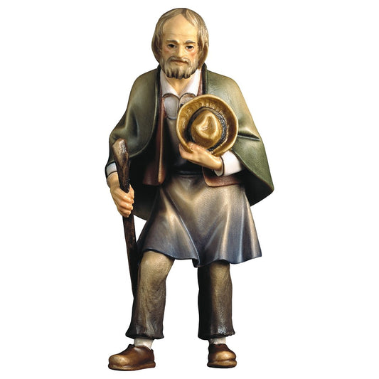 Older Farmer with Staff | Shepherd Nativity | Multiple Sizes