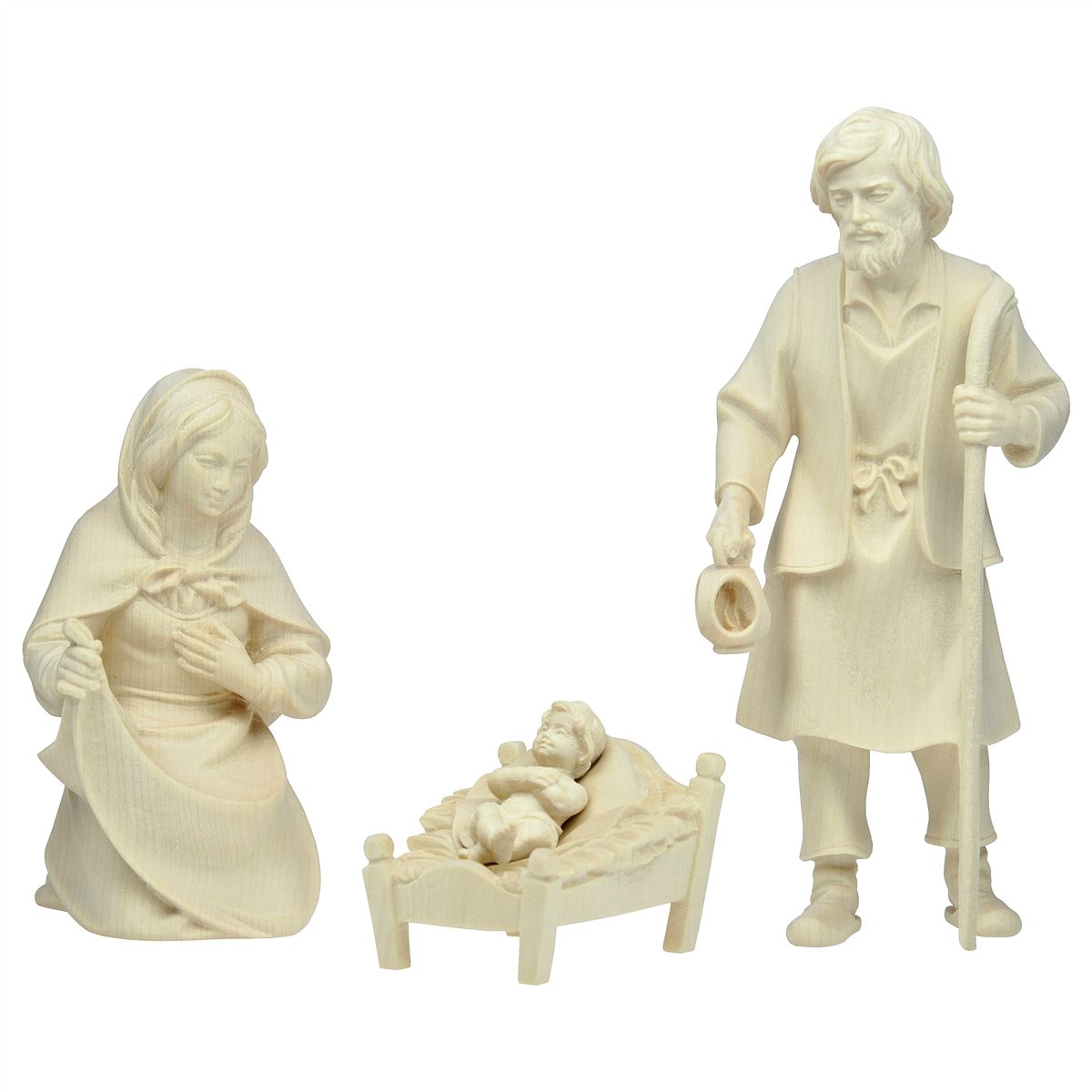 Holy Family | 4 Pieces | Shepherd Nativity | Multiple Sizes & Finishes