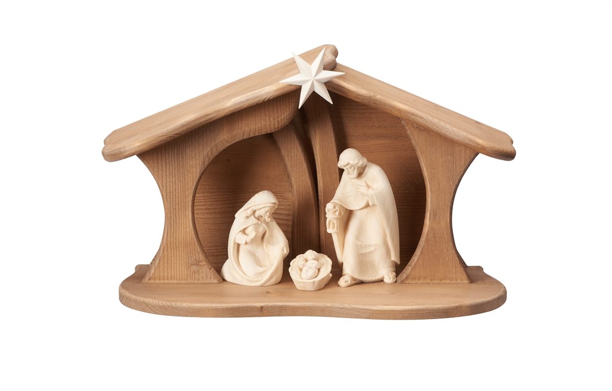 5-Piece Pema "Luce Stable" Nativity Set | Multiple Sizes & Finishes