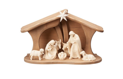 9-Piece Pema "Luce Stable" Nativity Set | Multiple Sizes & Finishes