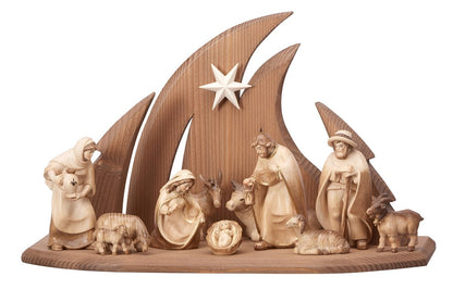 12-Piece Pema "Ambiente Stable" Nativity Set | Multiple Sizes & Finishes