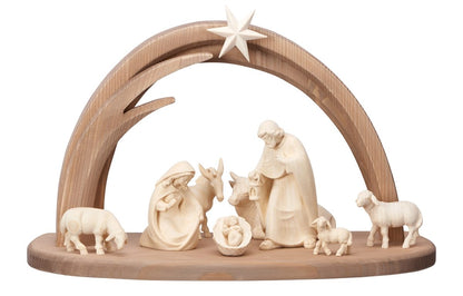 10-Piece Pema "Stella Stable" Nativity Set | Multiple Sizes & Finishes