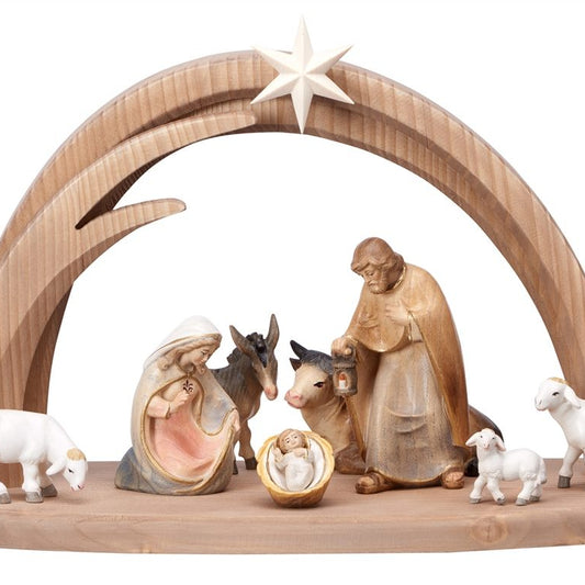 10-Piece Pema "Stella Stable" Nativity Set | Multiple Sizes & Finishes