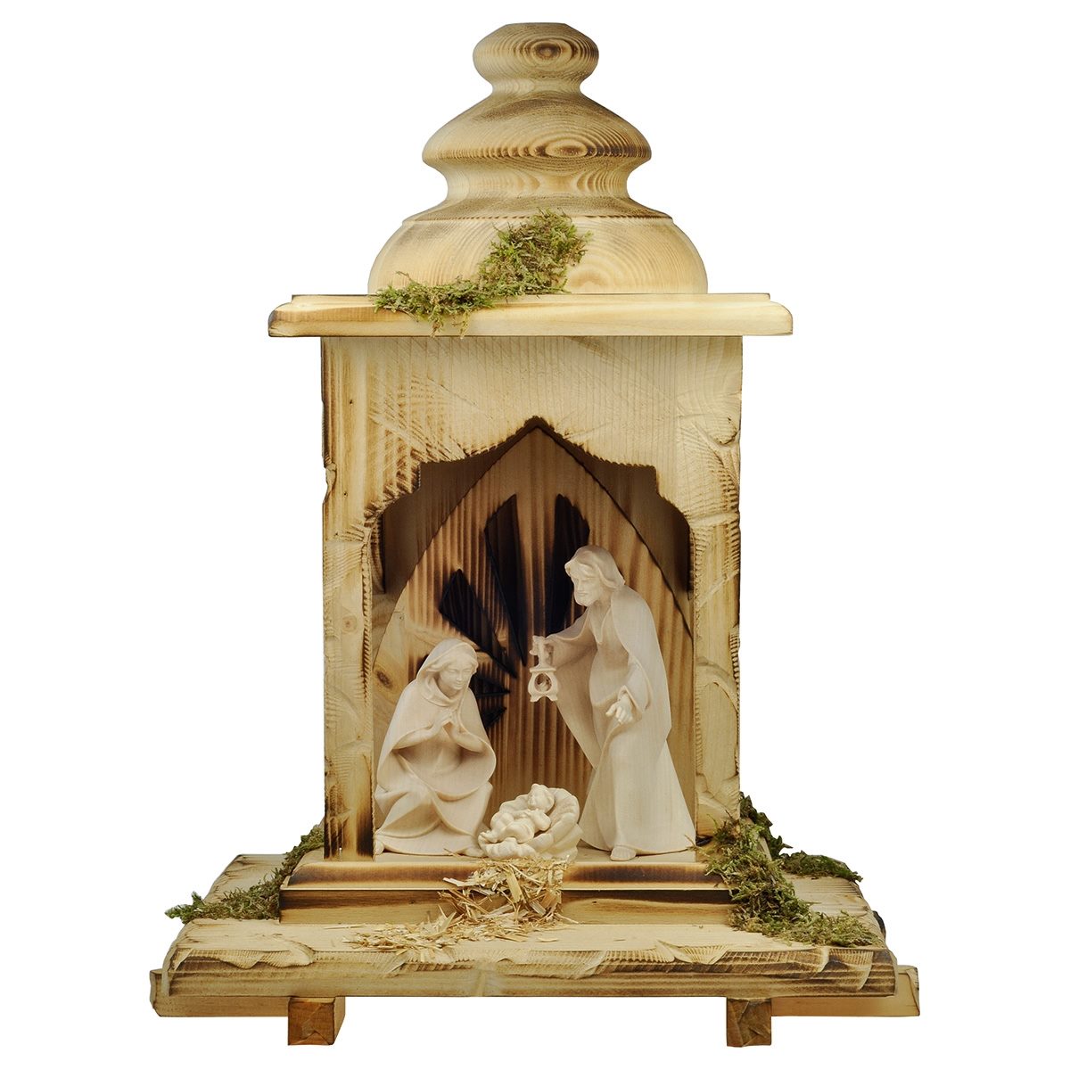 5-Piece Saviour "Lantern Stable" Nativity | Multiple Sizes & Finishes