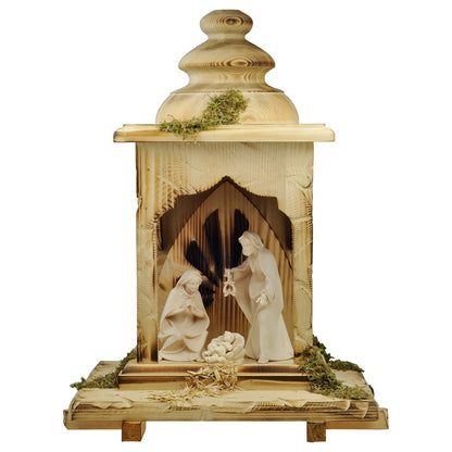 5-Piece Saviour "Lantern Stable" Nativity | Multiple Sizes & Finishes