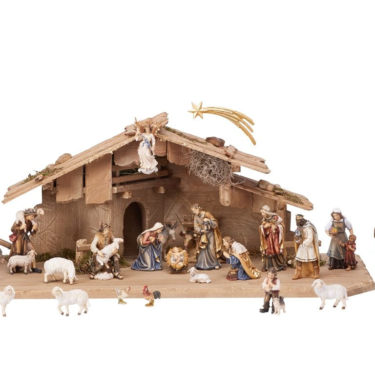 29-Piece Kostner "Holy Night Stable" Nativity | Multiple Sizes & Finishes