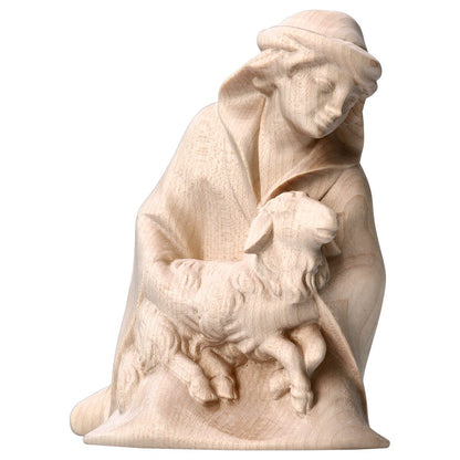 Shepherd Kneeling with Lamb | Comet Nativity | Multiple Sizes & Finishes