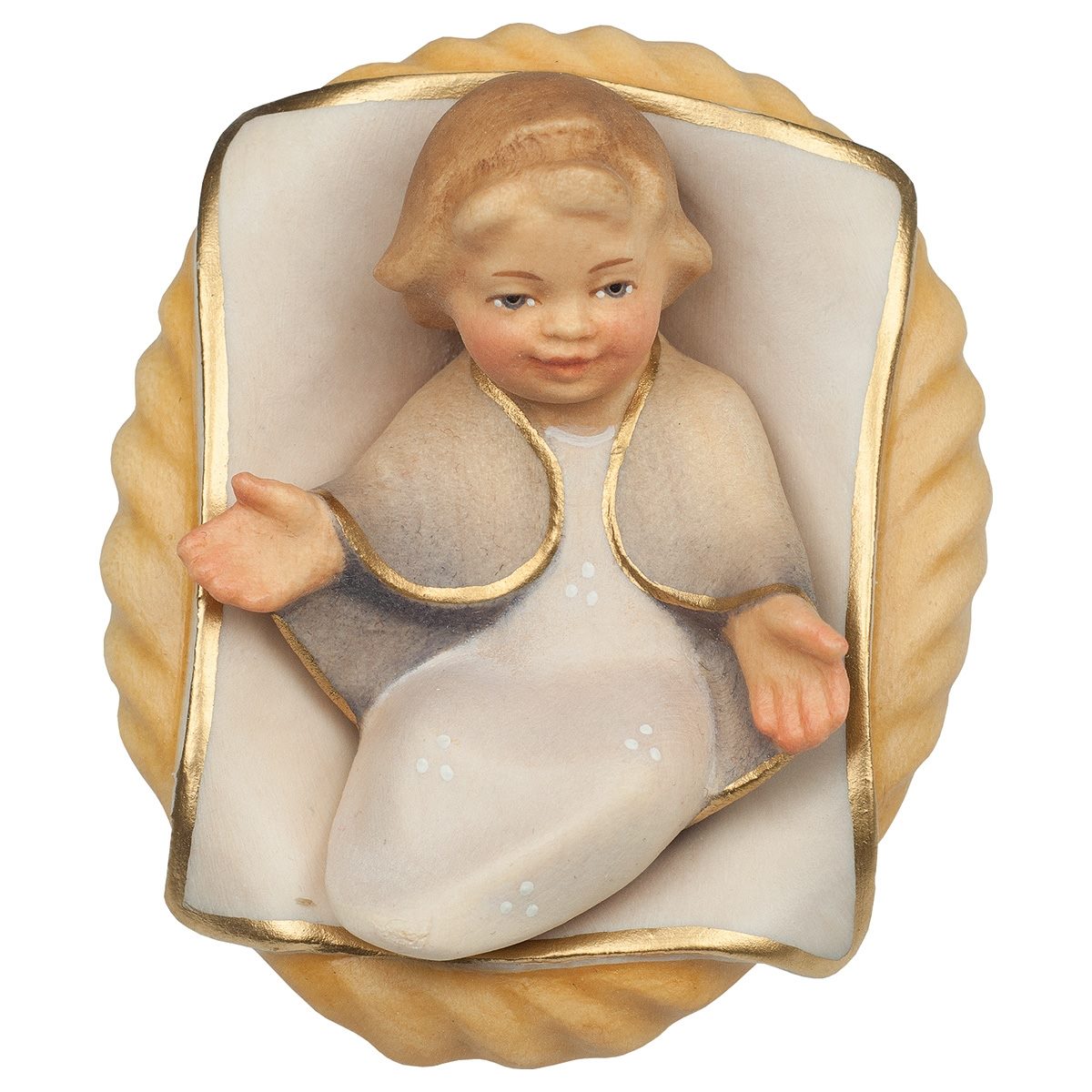 Infant Jesus & Manger | 2 Pieces | Comet Nativity | Multiple Sizes & Finishes