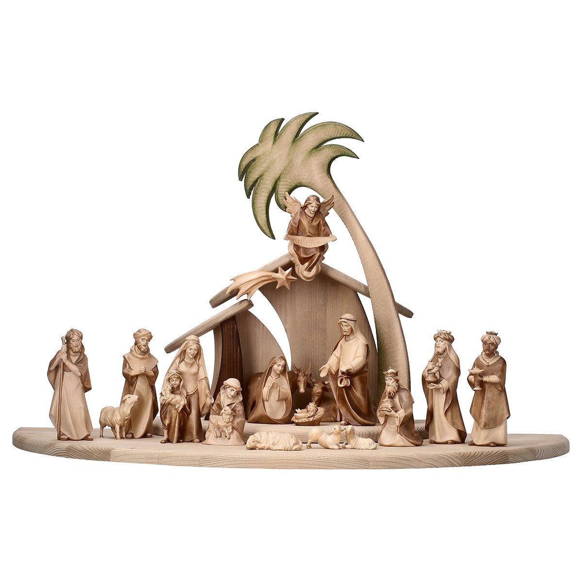 22-Piece Comet "Family Stable" Nativity Set | Multiple Sizes & Finishes