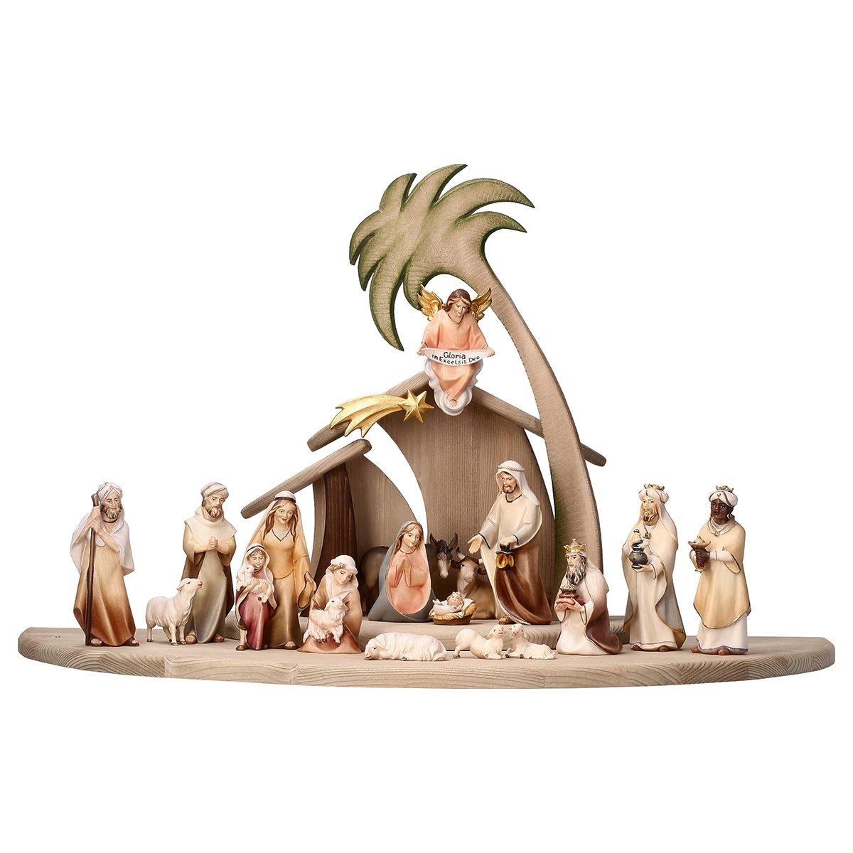 22-Piece Comet "Family Stable" Nativity Set | Multiple Sizes & Finishes