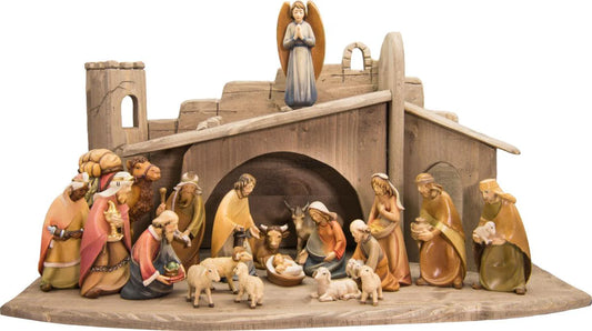 Semi-Modern Nativity Set | 20 Pieces | Multiple Sizes & Finishes