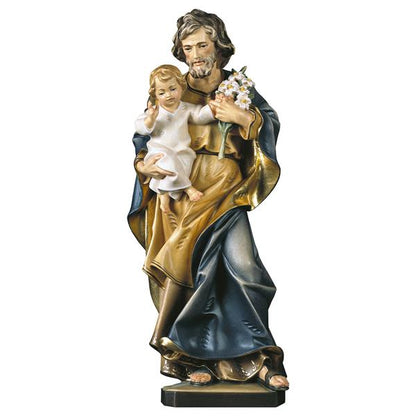 Saint Joseph with Child and Lily Statue | Multiple Sizes